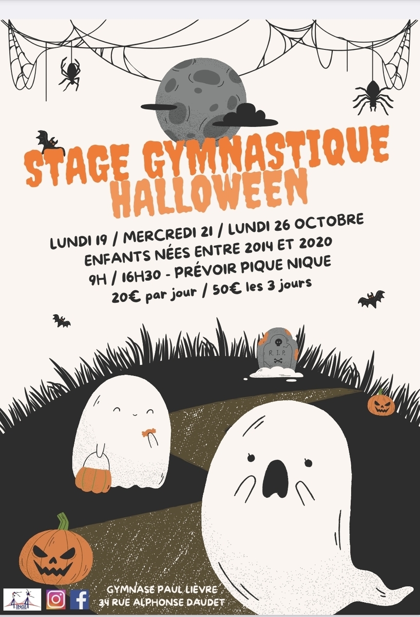 Stage gymnastique Halloween