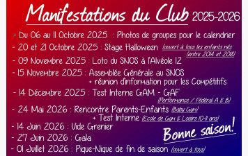 Manifestations du club